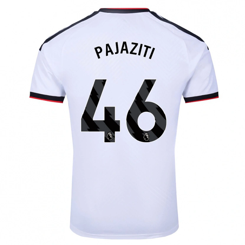 Danxen Donna Maglia Adrion Pajaziti #46 Bianco Nero Rosso Kit Gara Home 2026/27 Maglietta