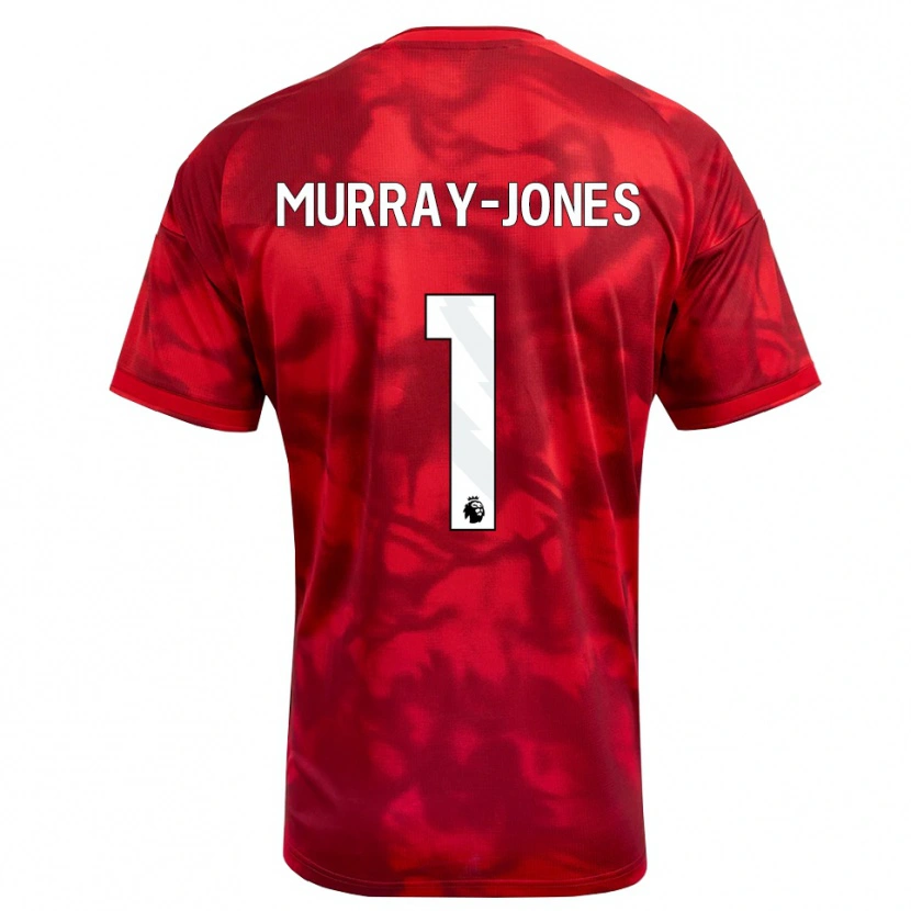 Danxen Donna Maglia George Murray-Jones #1 Cremisi Bianco Kit Gara Home 2026/27 Maglietta