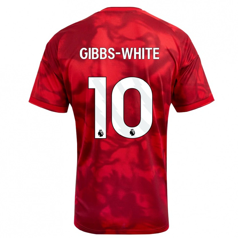 Danxen Donna Maglia Morgan Gibbs-White #10 Cremisi Bianco Kit Gara Home 2026/27 Maglietta
