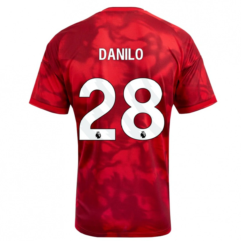 Danxen Donna Maglia Danilo #28 Cremisi Bianco Kit Gara Home 2026/27 Maglietta
