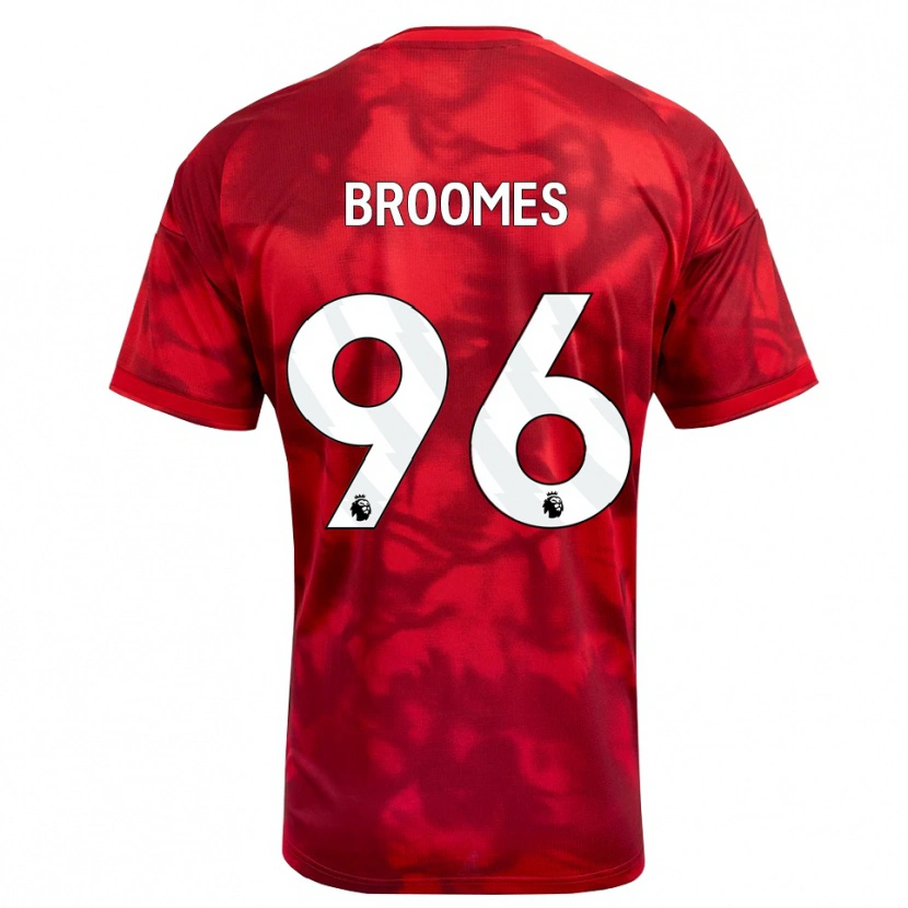 Danxen Donna Maglia Ethan Broomes #96 Cremisi Bianco Kit Gara Home 2026/27 Maglietta