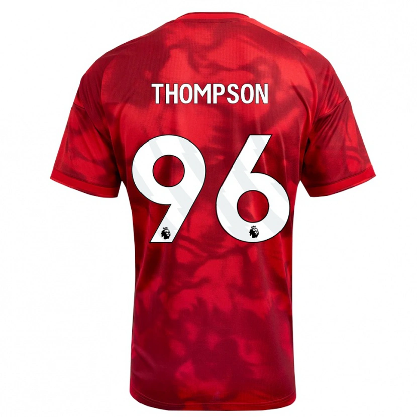 Danxen Donna Maglia Kalum Thompson #96 Cremisi Bianco Kit Gara Home 2026/27 Maglietta