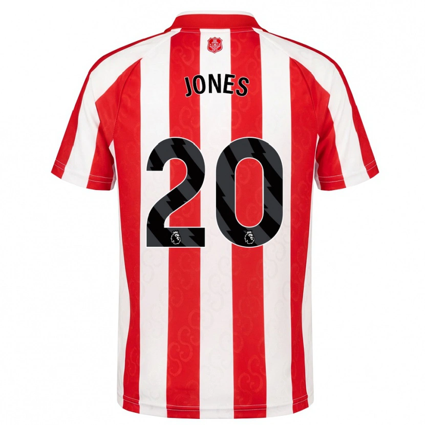 Danxen Donna Maglia Ellen Jones #20 Rosso Bianco Nero Kit Gara Home 2026/27 Maglietta