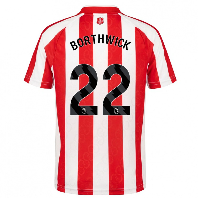 Danxen Donna Maglia Megan Borthwick #22 Rosso Bianco Nero Kit Gara Home 2026/27 Maglietta
