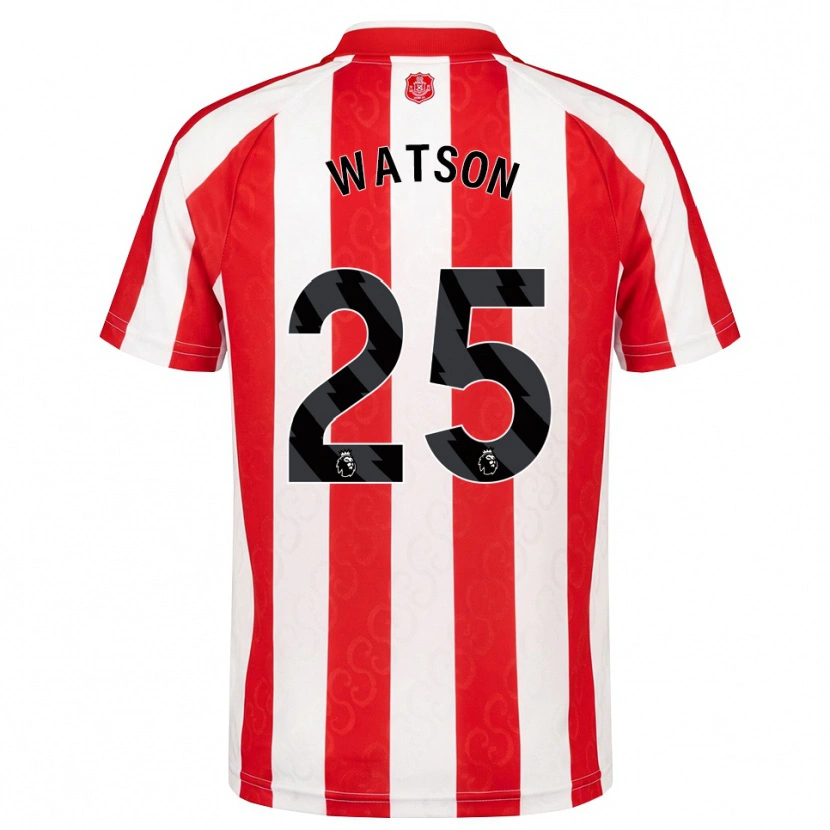 Danxen Donna Maglia Katy Watson #25 Rosso Bianco Nero Kit Gara Home 2026/27 Maglietta