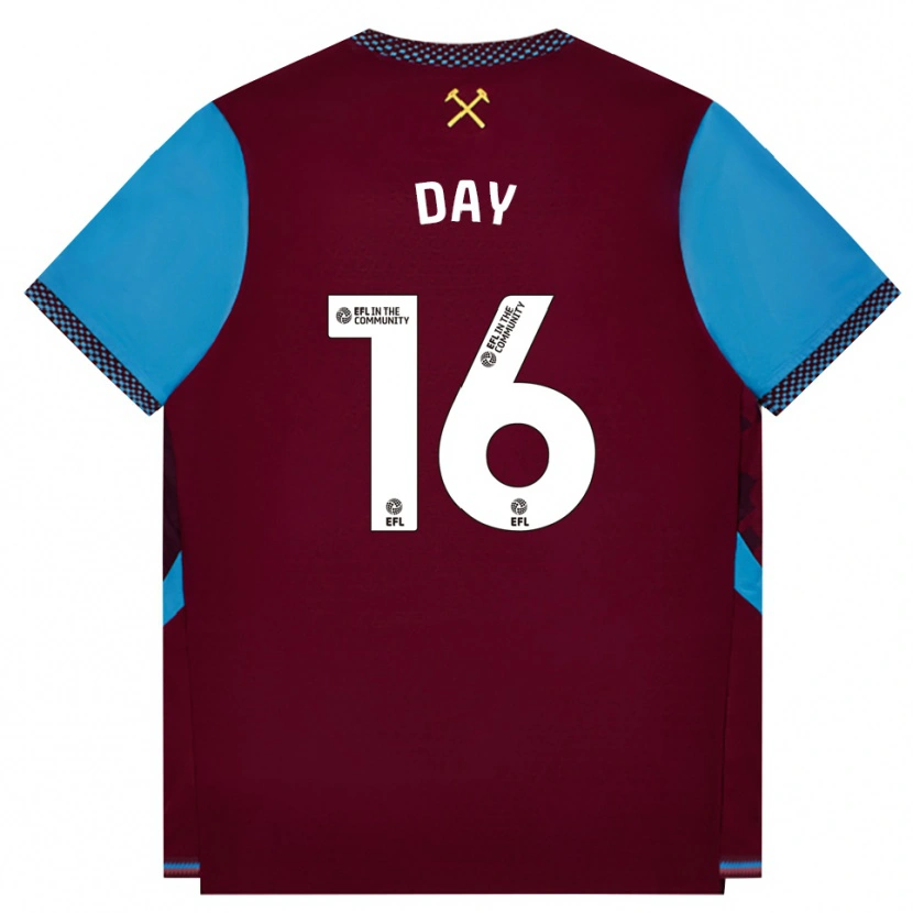Danxen Donna Maglia Frankie Day #16 Borgogna Blu Fiordaliso Kit Gara Home 2026/27 Maglietta