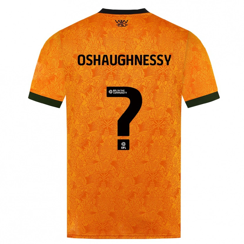 Danxen Donna Maglia Joe Oshaughnessy #0 Arancione Nero Kit Gara Home 2026/27 Maglietta