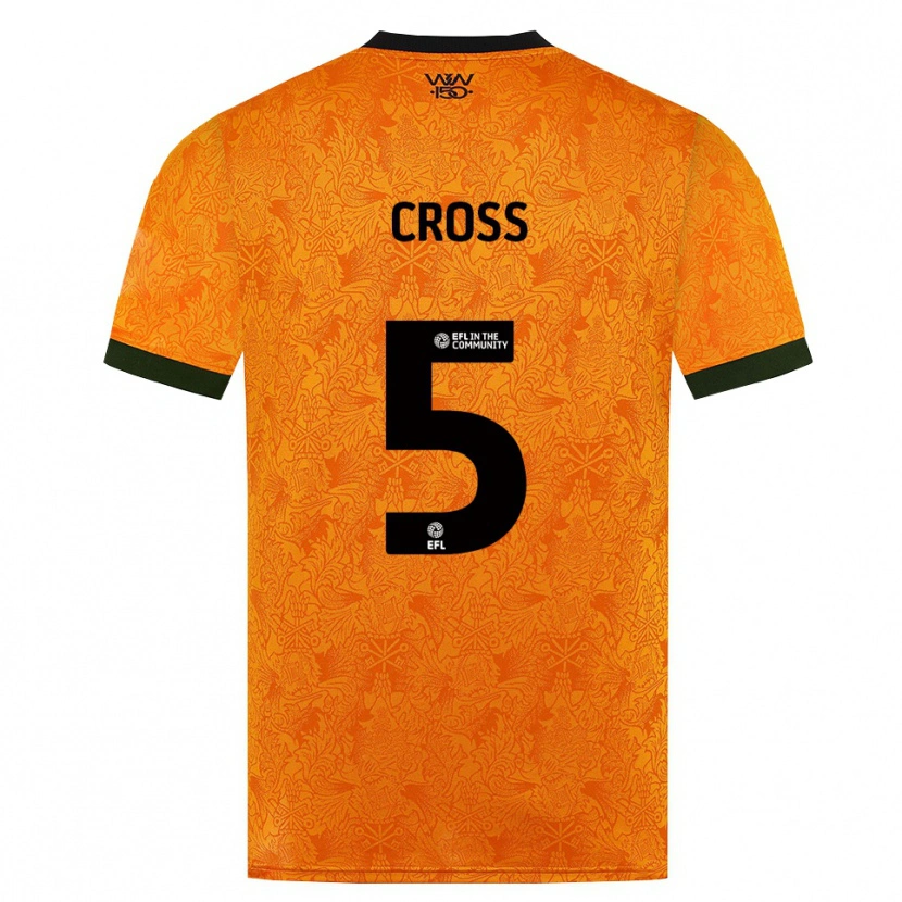 Danxen Donna Maglia Emma Cross #5 Arancione Nero Kit Gara Home 2026/27 Maglietta