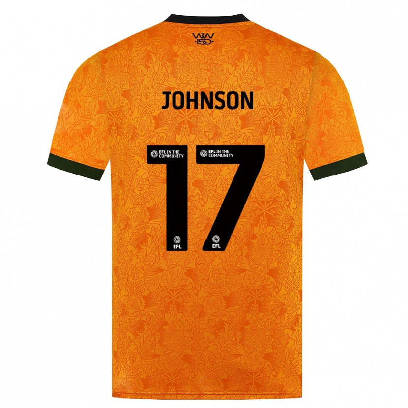 Danxen Donna Maglia Katie Johnson #17 Arancione Nero Kit Gara Home 2026/27 Maglietta