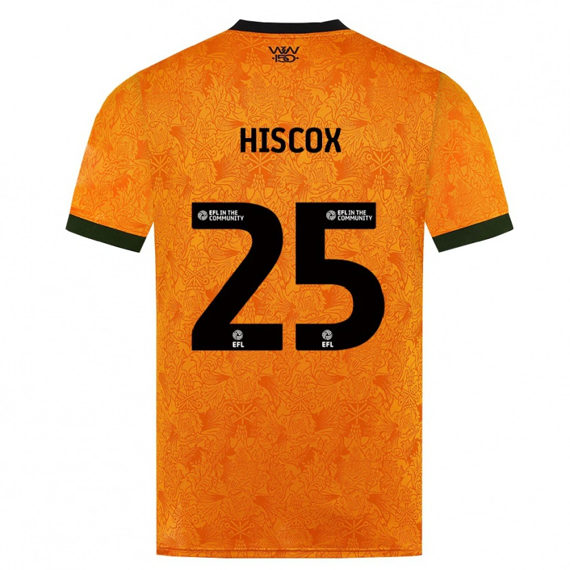 Danxen Donna Maglia Amelia Hiscox #25 Arancione Nero Kit Gara Home 2026/27 Maglietta