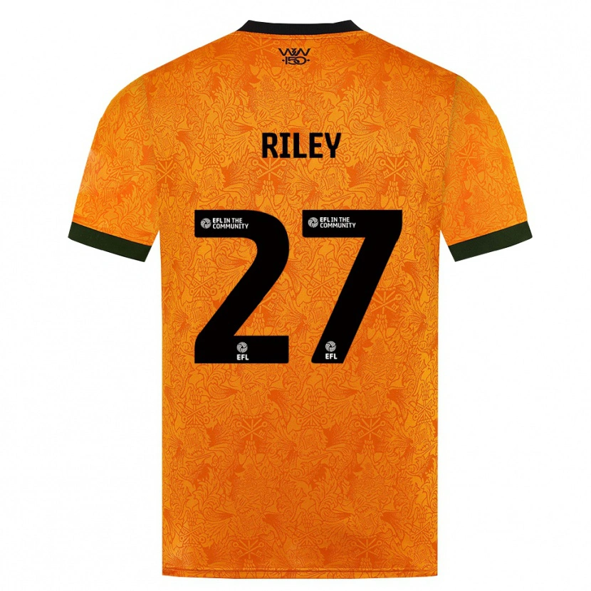 Danxen Donna Maglia Lauren Riley #27 Arancione Nero Kit Gara Home 2026/27 Maglietta