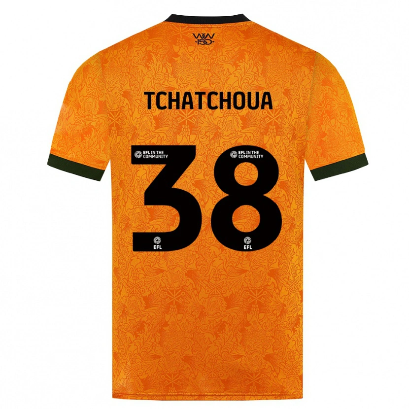 Danxen Donna Maglia Jackson Tchatchoua #38 Arancione Nero Kit Gara Home 2026/27 Maglietta