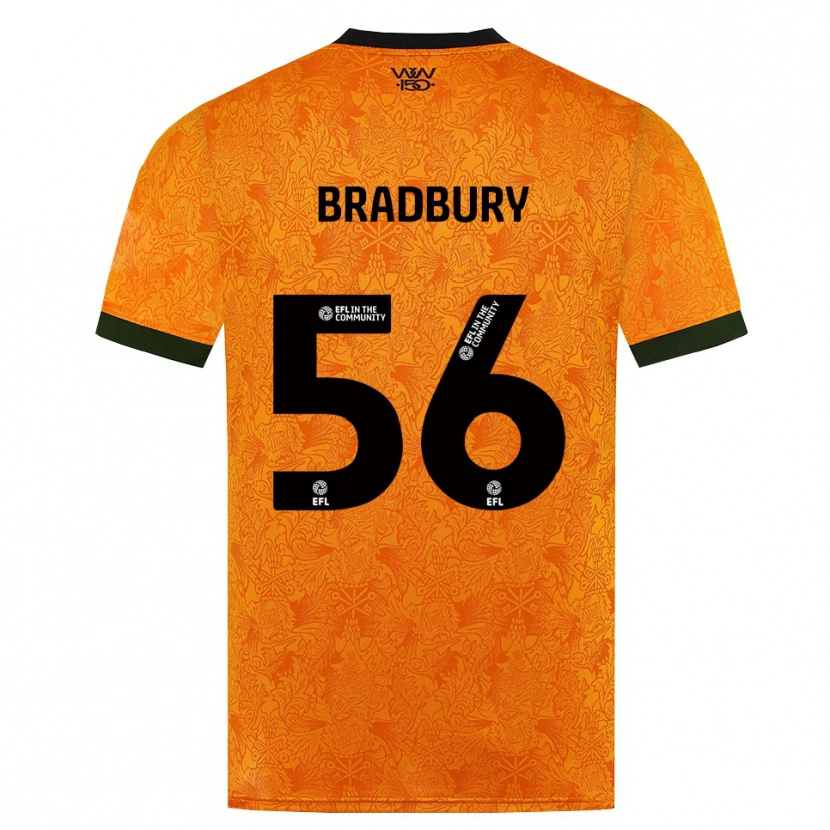 Danxen Donna Maglia Makenzie Bradbury #56 Arancione Nero Kit Gara Home 2026/27 Maglietta