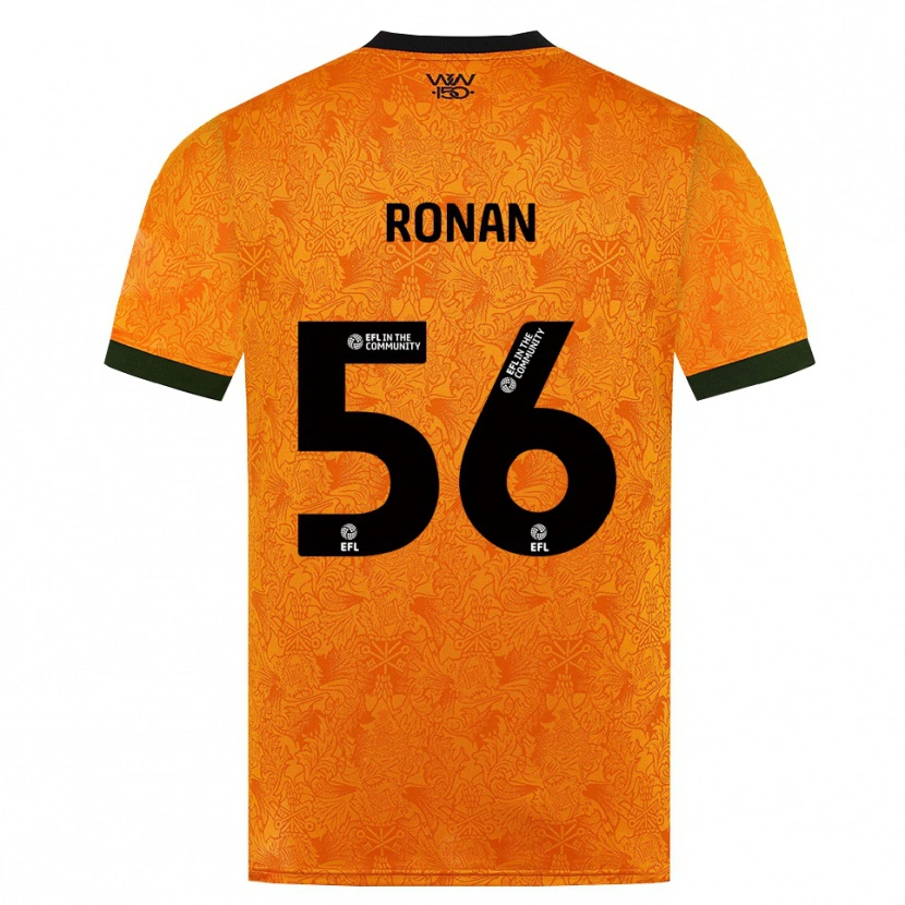 Danxen Donna Maglia Connor Ronan #56 Arancione Nero Kit Gara Home 2026/27 Maglietta