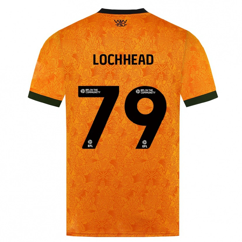 Danxen Donna Maglia Sebastian Lochhead #79 Arancione Nero Kit Gara Home 2026/27 Maglietta
