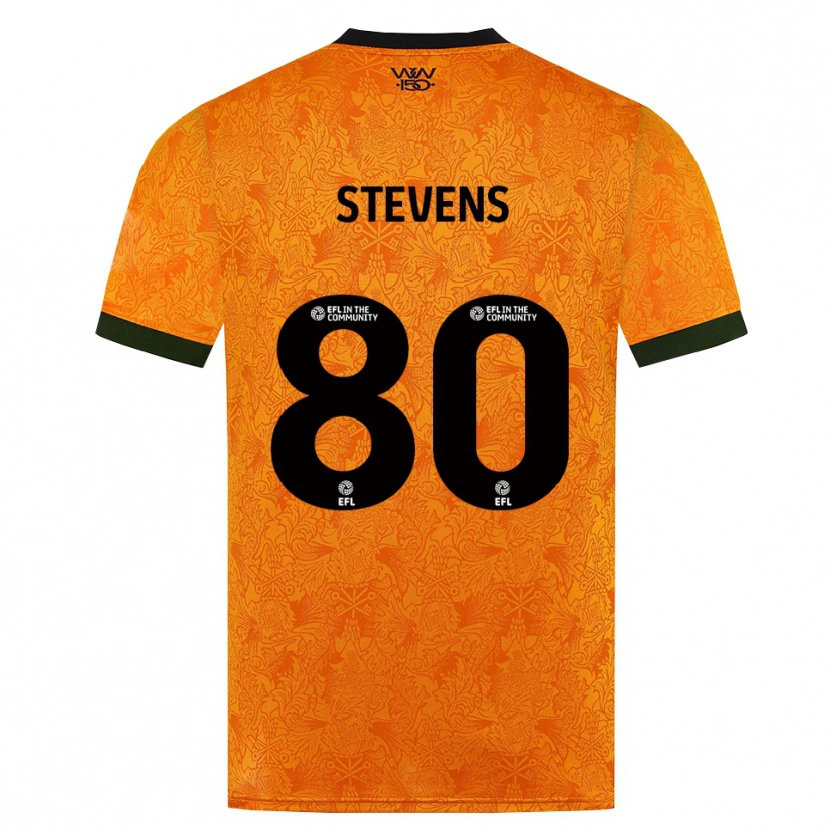 Danxen Donna Maglia Mason Stevens #80 Arancione Nero Kit Gara Home 2026/27 Maglietta