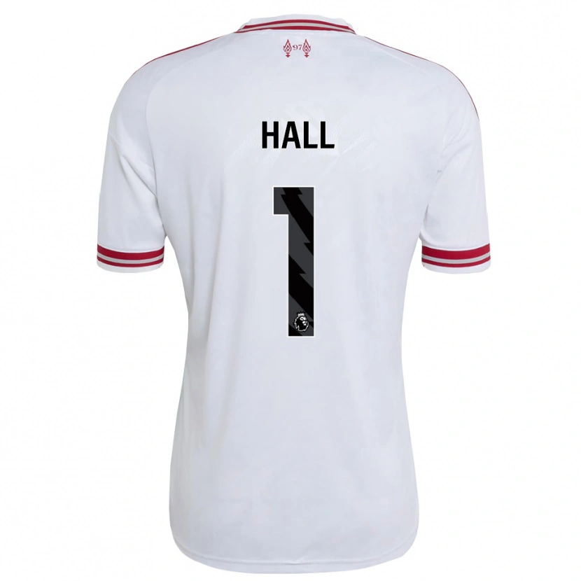 Danxen Donna Maglia Bailey Hall #1 Rosso Bianco Kit Gara Away 2026/27 Maglietta