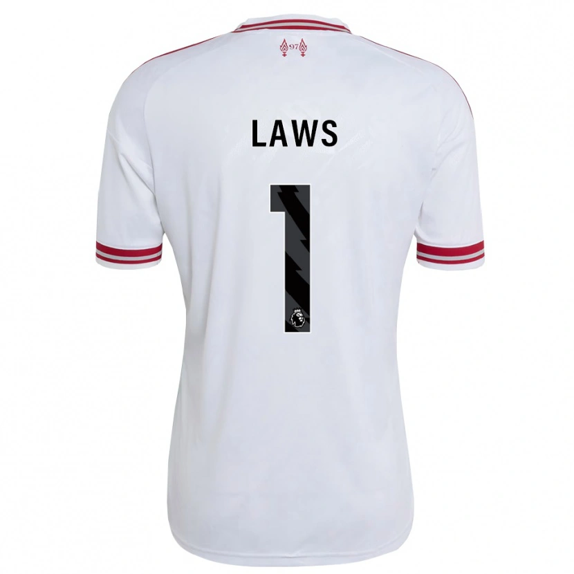 Danxen Donna Maglia Rachael Laws #1 Rosso Bianco Kit Gara Away 2026/27 Maglietta