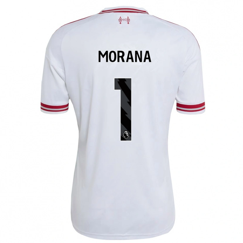 Danxen Donna Maglia Nathan Morana #1 Rosso Bianco Kit Gara Away 2026/27 Maglietta