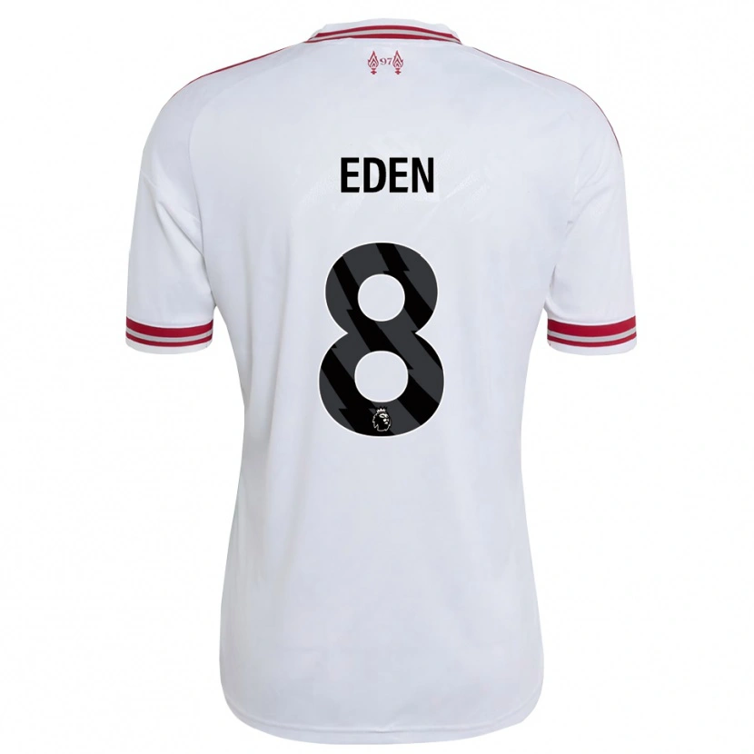 Danxen Donna Maglia Luca Eden #8 Rosso Bianco Kit Gara Away 2026/27 Maglietta