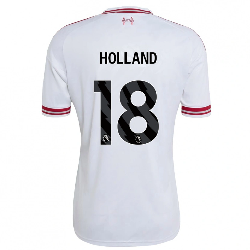 Danxen Donna Maglia Ceri Holland #18 Rosso Bianco Kit Gara Away 2026/27 Maglietta
