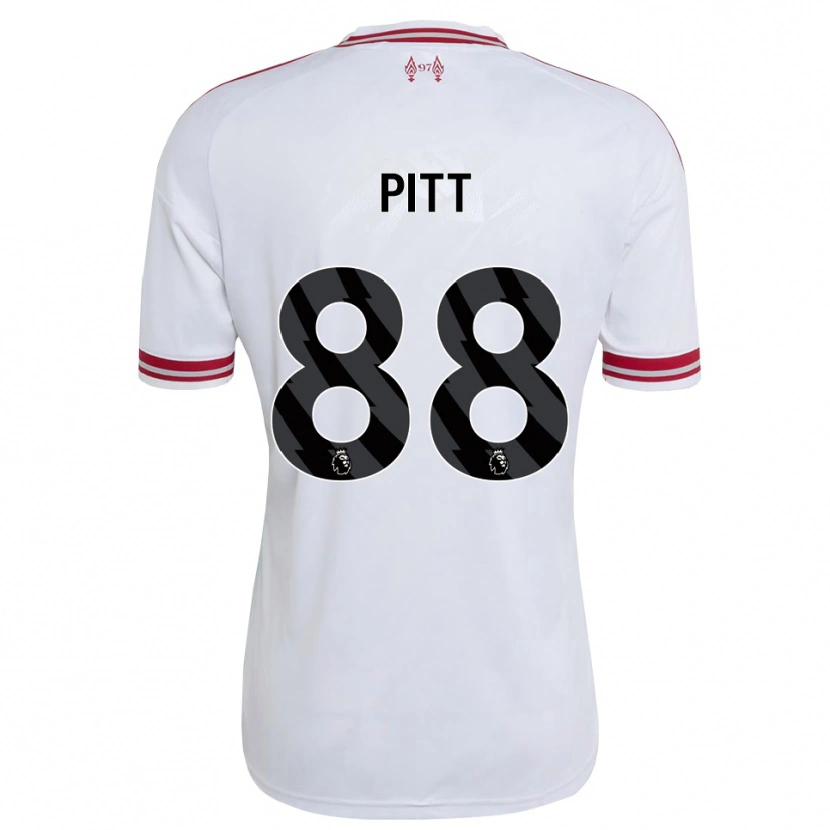 Danxen Donna Maglia Lucas Pitt #88 Rosso Bianco Kit Gara Away 2026/27 Maglietta
