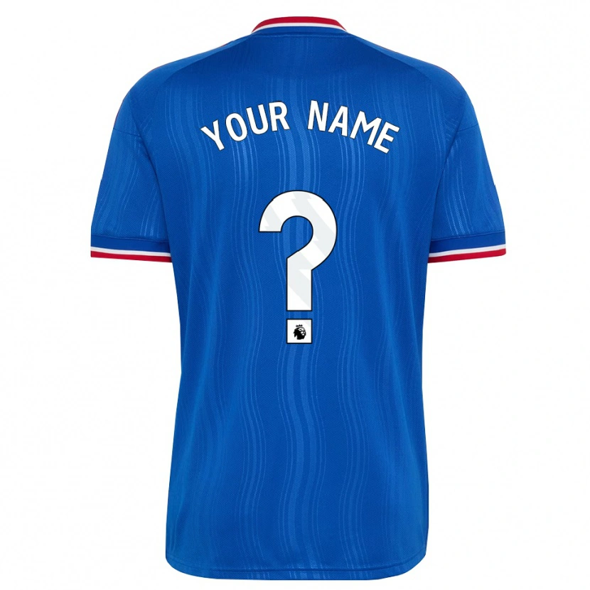 Danxen Donna Maglia Il Tuo Nome #0 Blu Bianco Rosso Kit Gara Away 2026/27 Maglietta