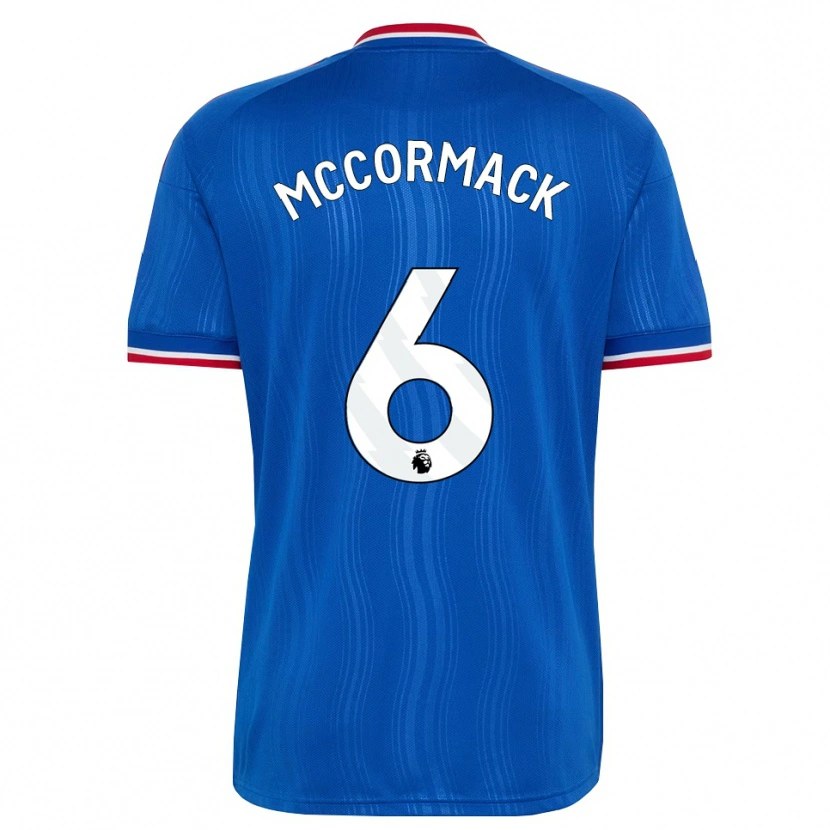 Danxen Donna Maglia Rafe Mccormack #6 Blu Bianco Rosso Kit Gara Away 2026/27 Maglietta