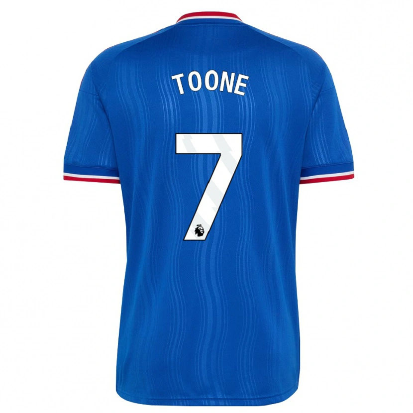 Danxen Donna Maglia Ella Toone #7 Blu Bianco Rosso Kit Gara Away 2026/27 Maglietta