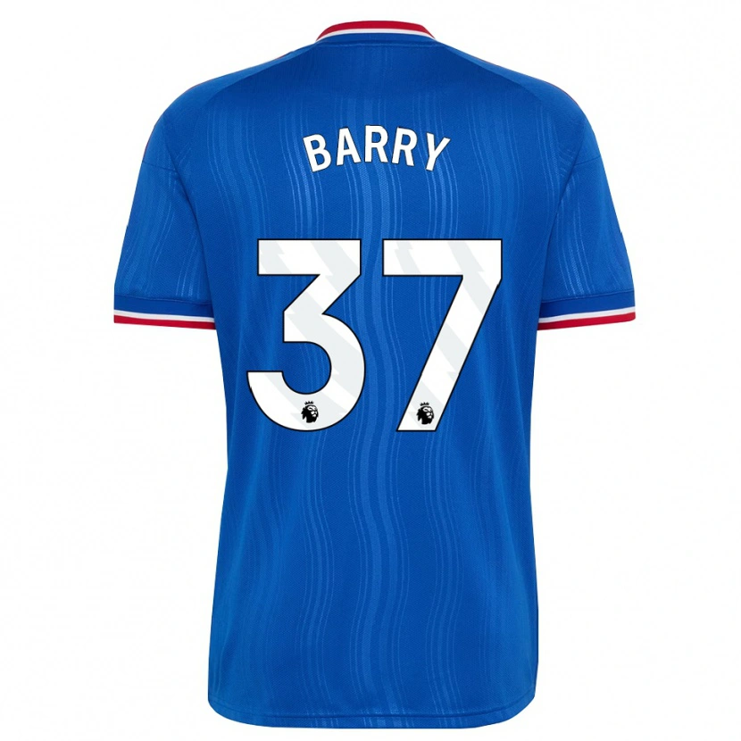 Danxen Donna Maglia Keira Barry #37 Blu Bianco Rosso Kit Gara Away 2026/27 Maglietta