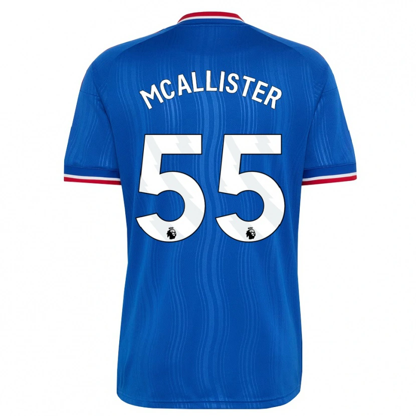 Danxen Donna Maglia Finley Mcallister #55 Blu Bianco Rosso Kit Gara Away 2026/27 Maglietta