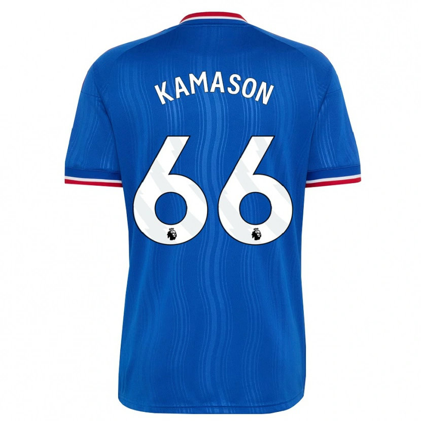 Danxen Donna Maglia Jaydan Kamason #66 Blu Bianco Rosso Kit Gara Away 2026/27 Maglietta