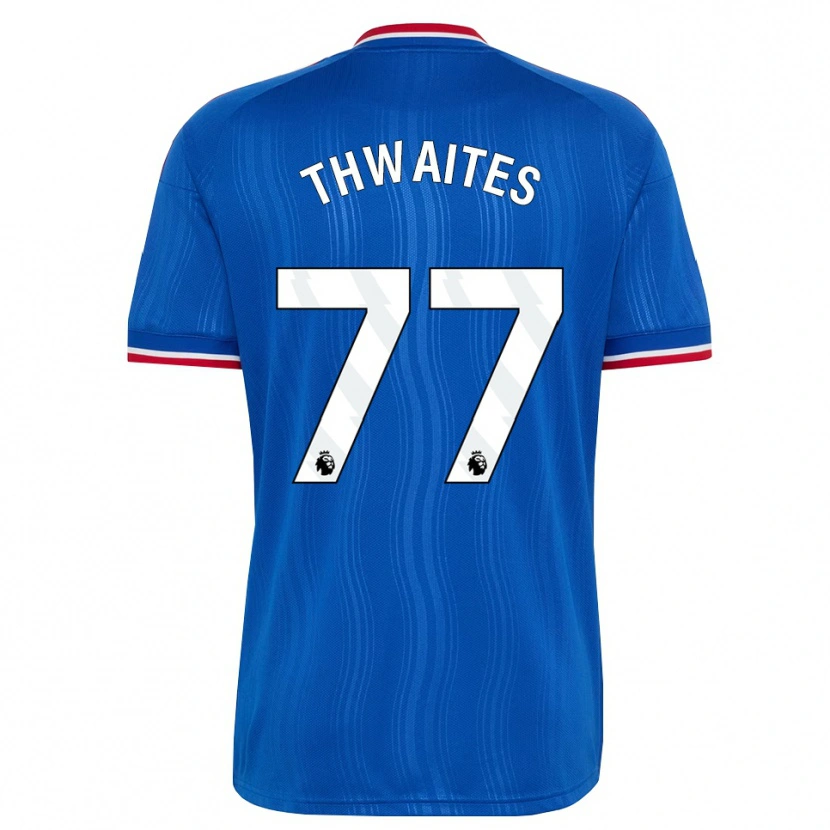 Danxen Donna Maglia Jim Thwaites #77 Blu Bianco Rosso Kit Gara Away 2026/27 Maglietta