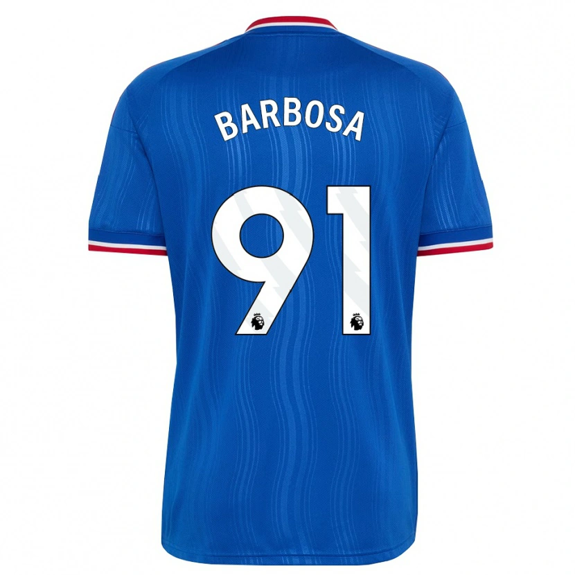 Danxen Donna Maglia Neithan Barbosa #91 Blu Bianco Rosso Kit Gara Away 2026/27 Maglietta