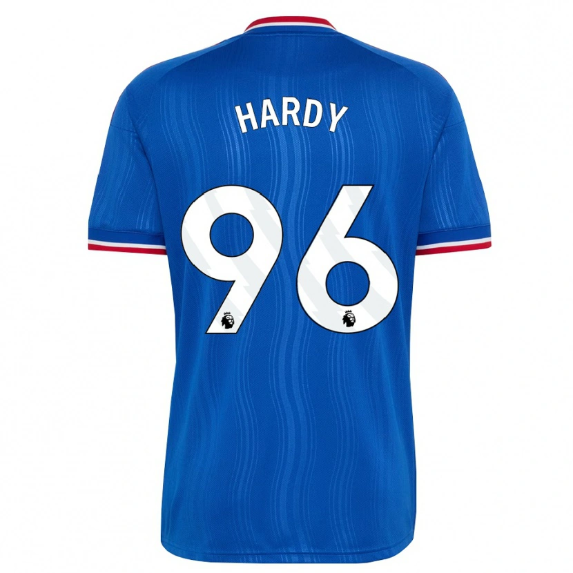 Danxen Donna Maglia Charlie Hardy #96 Blu Bianco Rosso Kit Gara Away 2026/27 Maglietta