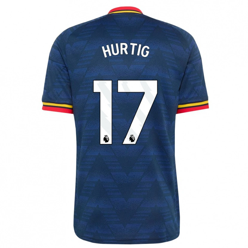 Danxen Donna Maglia Lina Hurtig #17 Blu Notte Giallo Rosso Kit Gara Away 2026/27 Maglietta