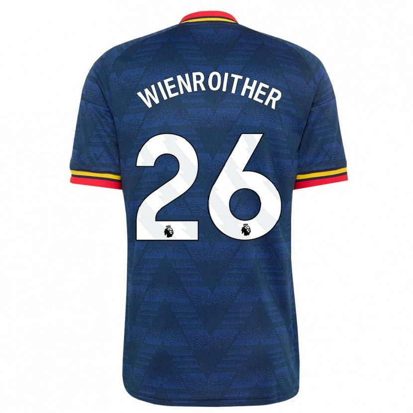 Danxen Donna Maglia Laura Wienroither #26 Blu Notte Giallo Rosso Kit Gara Away 2026/27 Maglietta