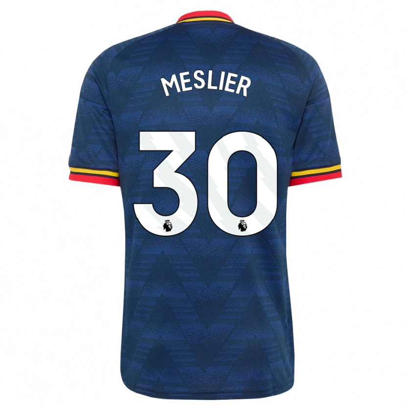 Danxen Donna Maglia Illan Meslier #30 Blu Notte Giallo Rosso Kit Gara Away 2026/27 Maglietta