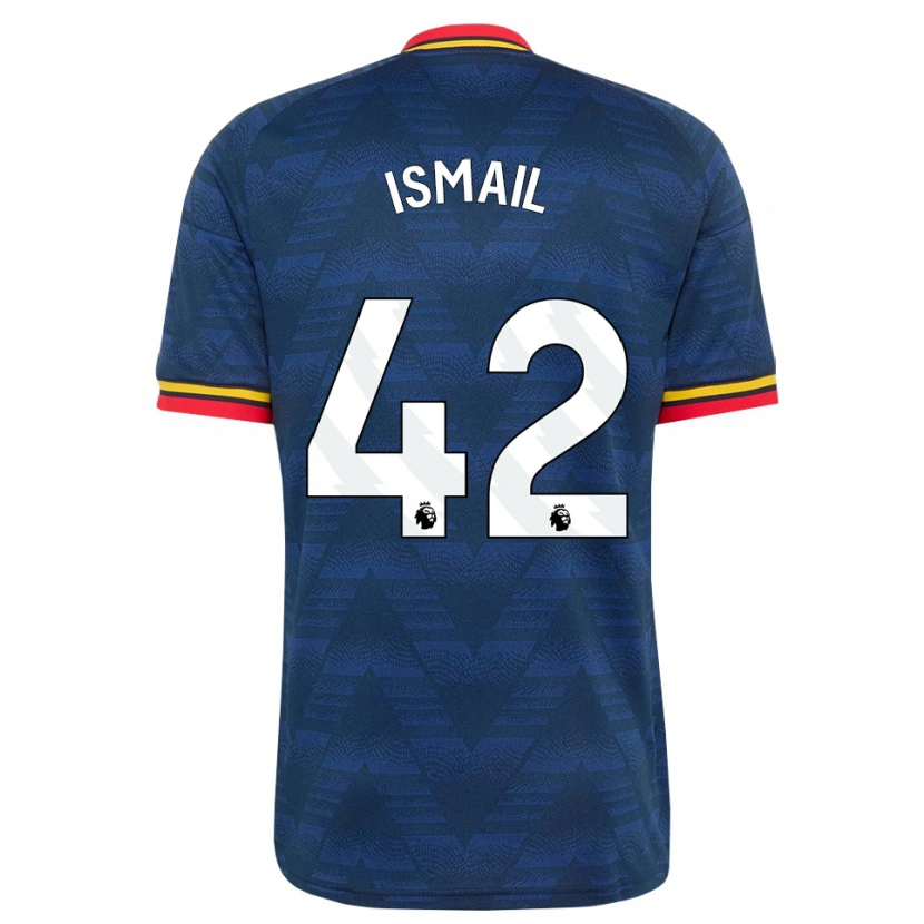Danxen Donna Maglia Cam'ron Ismail #42 Blu Notte Giallo Rosso Kit Gara Away 2026/27 Maglietta