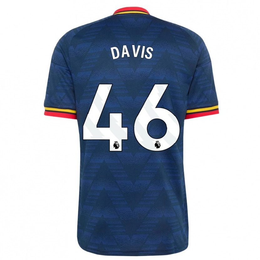 Danxen Donna Maglia Timi Davis #46 Blu Notte Giallo Rosso Kit Gara Away 2026/27 Maglietta