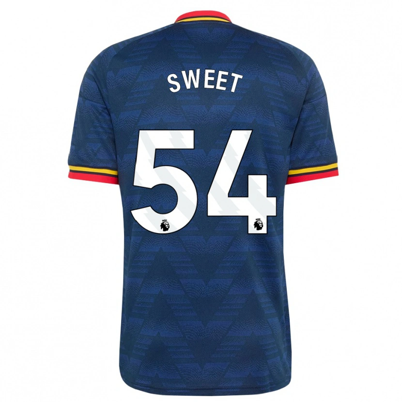 Danxen Donna Maglia Will Sweet #54 Blu Notte Giallo Rosso Kit Gara Away 2026/27 Maglietta