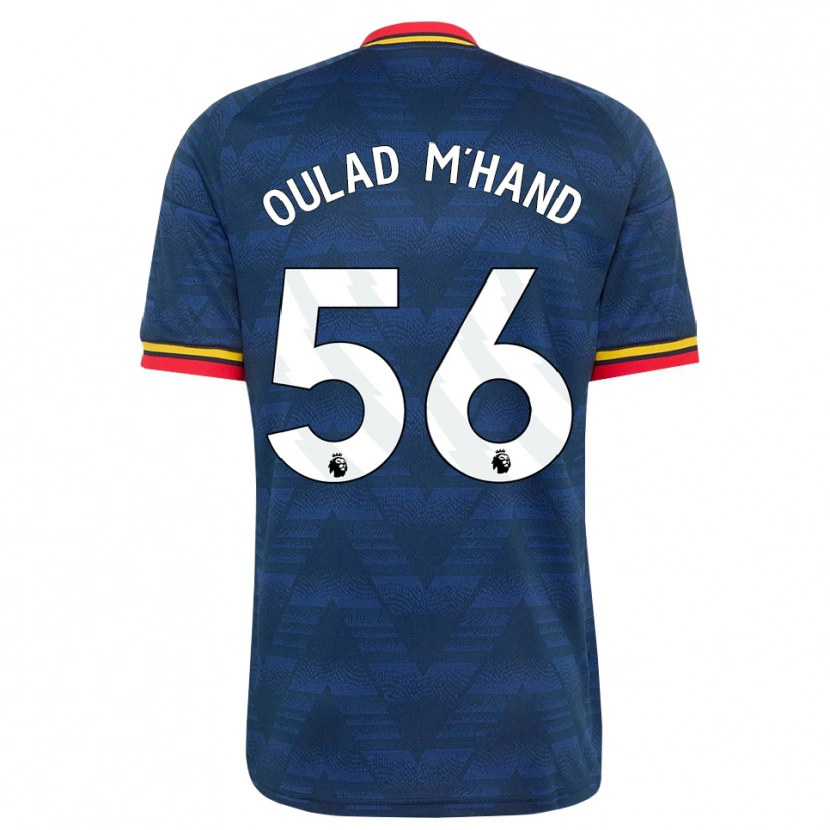 Danxen Donna Maglia Salah-Eddine Oulad M'hand #56 Blu Notte Giallo Rosso Kit Gara Away 2026/27 Maglietta