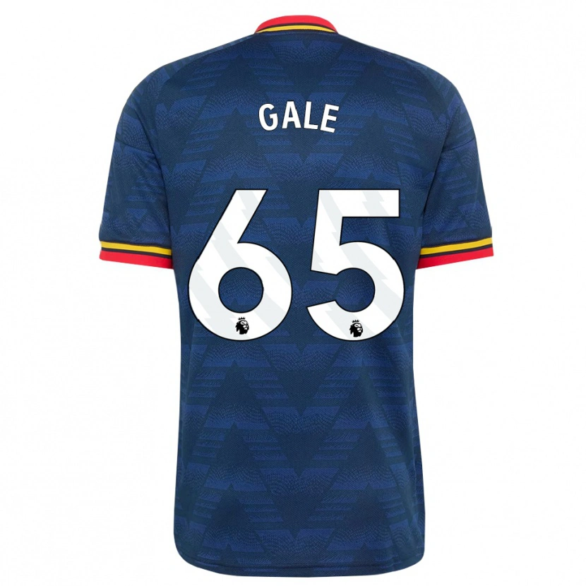 Danxen Donna Maglia Jessie Gale #65 Blu Notte Giallo Rosso Kit Gara Away 2026/27 Maglietta