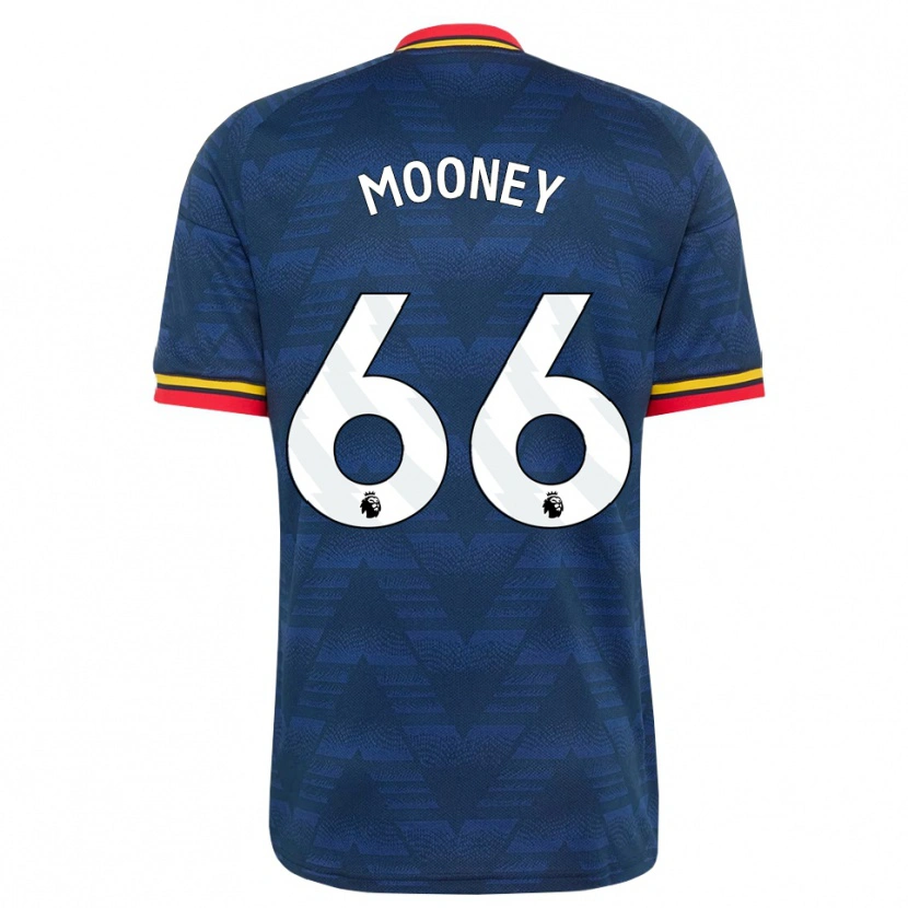 Danxen Donna Maglia Evan Mooney #66 Blu Notte Giallo Rosso Kit Gara Away 2026/27 Maglietta