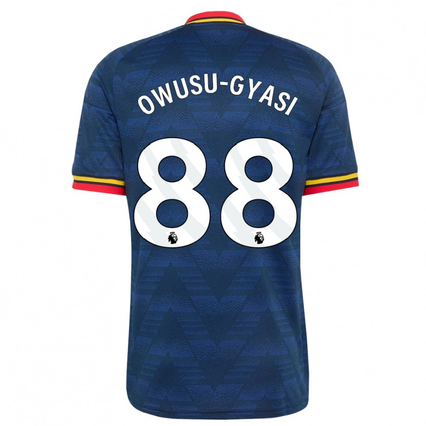 Danxen Donna Maglia Abraham Owusu-Gyasi #88 Blu Notte Giallo Rosso Kit Gara Away 2026/27 Maglietta