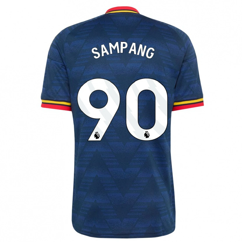 Danxen Donna Maglia Saurap Sampang #90 Blu Notte Giallo Rosso Kit Gara Away 2026/27 Maglietta