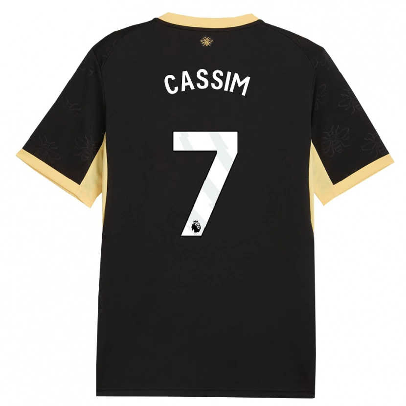 Danxen Donna Maglia Karim Cassim #7 Giallo Nero Kit Gara Away 2026/27 Maglietta