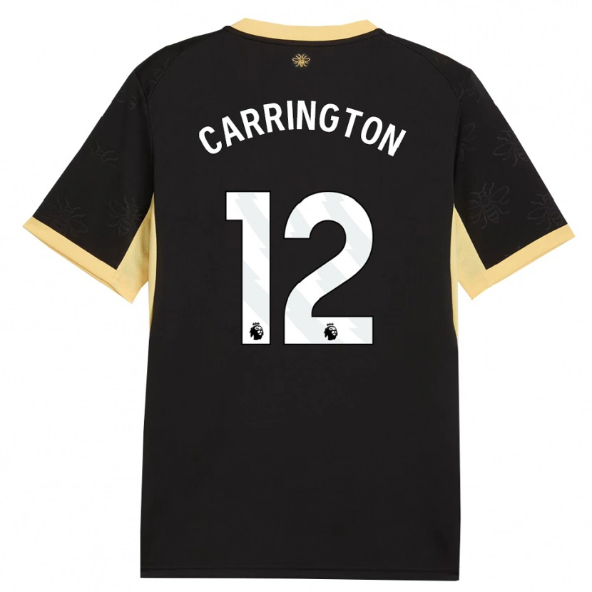 Danxen Donna Maglia Theo Carrington #12 Giallo Nero Kit Gara Away 2026/27 Maglietta