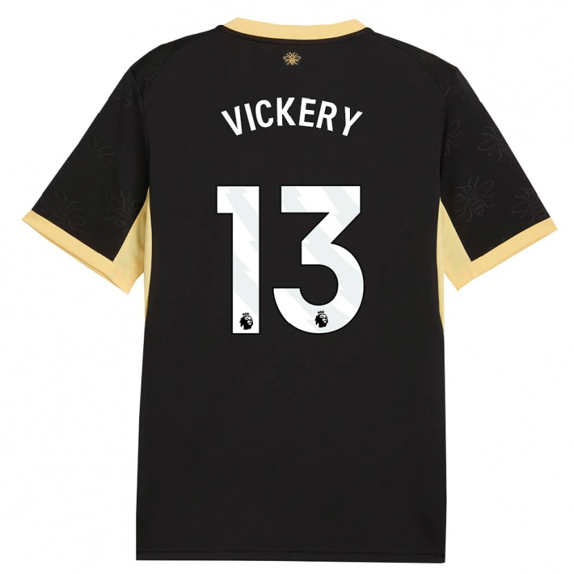 Danxen Donna Maglia Ben Vickery #13 Giallo Nero Kit Gara Away 2026/27 Maglietta