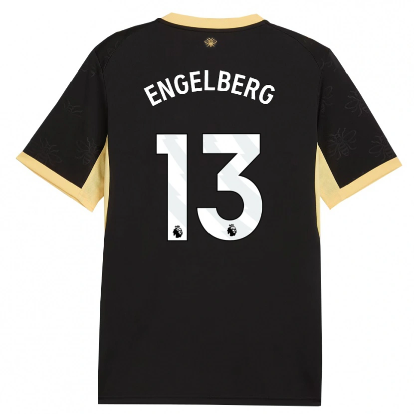 Danxen Donna Maglia Stavros Engelberg #13 Giallo Nero Kit Gara Away 2026/27 Maglietta